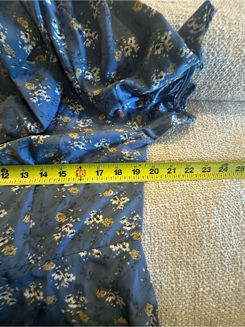Allegra K Women's Floral Shirt Dress Puff Sleeve Cottagecore NWT - Picture 10 of 13